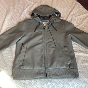 Gray Volcom hooded jacket